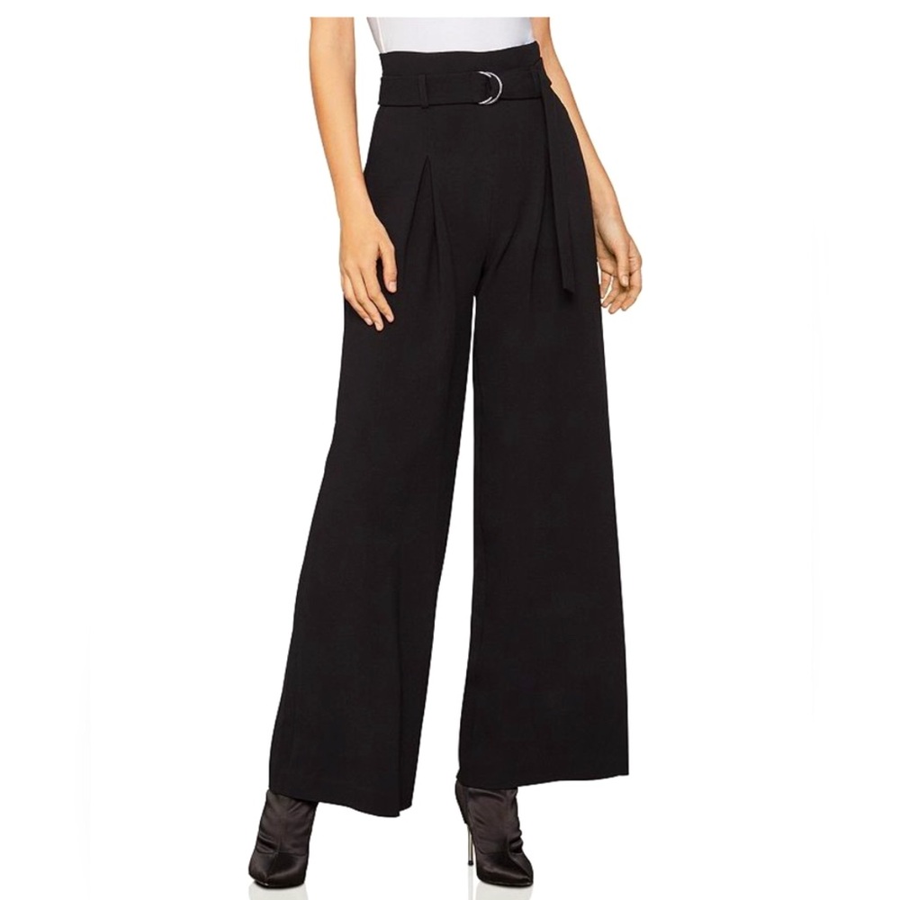 Maxazria belted wide leg pants BCBG